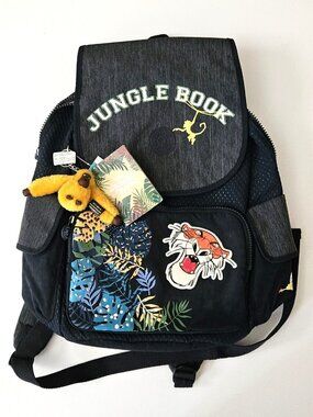 Kipling Disney NWT Jungle Book City Pack Into the Jungle Backpack Travel